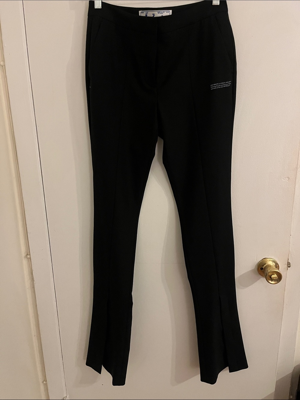 Brand New Off-White Tailored Pants SZ US 8/42 IT 🖤 Same Day Ship 📦✈️
